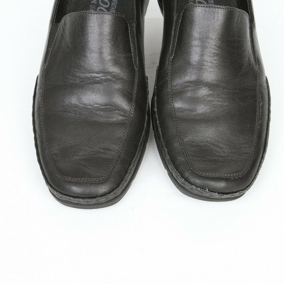 Mephisto Edlef Black Leather Apron Toe Comfort Driving Loafer Shoes Mens US 10 main image 8